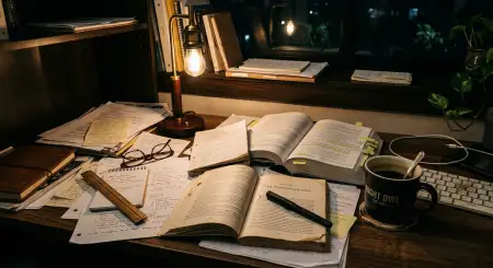 Free Back To School Background Exam Preparation Theme Background Image Download