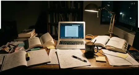 Free Back To School Background Study Table Setup Background Image Download