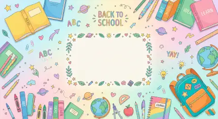 Free Back To School Background Template Free Background Image Download