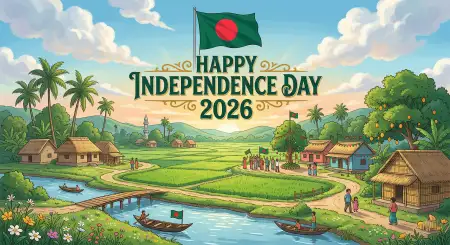 Bangladesh Independence Day 2026 Digital Card - Free Happy Independence Day Of Bangladesh 2026 Download