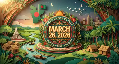 Bangladesh Independence Day 2026 Festival Poster - Free Happy Independence Day Of Bangladesh 2026 Download