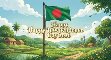 Bangladesh Independence Day 2026 Greeting Poster - Free Happy Independence Day Of Bangladesh 2026 Download
