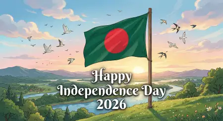 Bangladesh Independence Day 2026 Png Sticker - Free Happy Independence Day Of Bangladesh 2026 Download