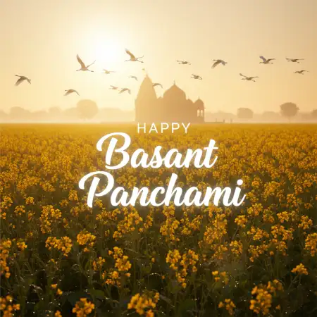 Free Basant Panchami Banner For Whatsapp Background Download