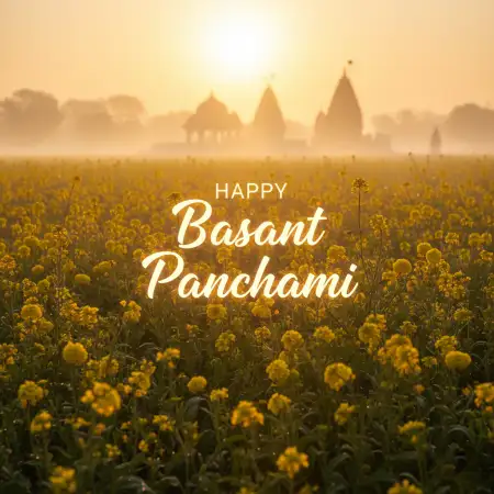 Free Basant Panchami Banner In English Background Download