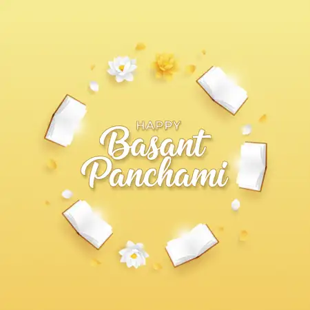 Free Basant Panchami Banner Typography Design Background Download