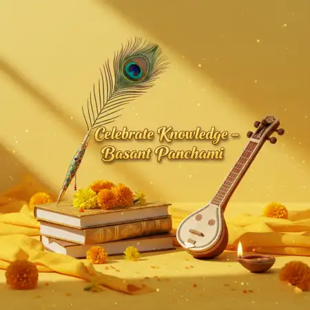 Basant Panchami Social Media Post Editable Design - Free Basant Panchami Social Media Post Download
