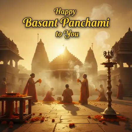 Basant Panchami Social Media Post Festival Wishes - Free Basant Panchami Social Media Post Download