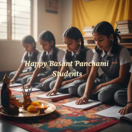 Basant Panchami Social Media Post School Wishes - Free Basant Panchami Social Media Post Download