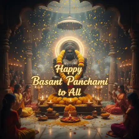 Basant Panchami Social Media Post Square Size - Free Basant Panchami Social Media Post Download