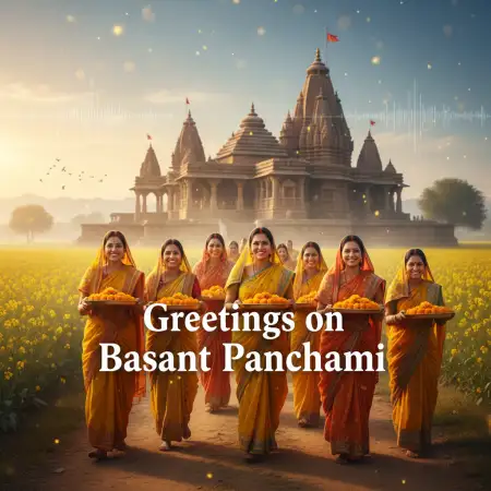 Basant Panchami Social Media Post Without Text - Free Basant Panchami Social Media Post Download