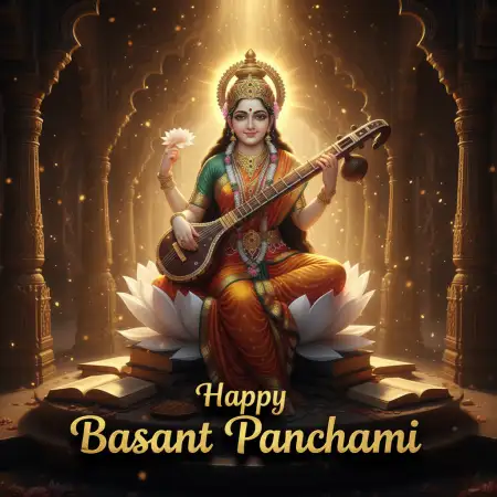 Free Basant Panchami Wishes For Success Background Download