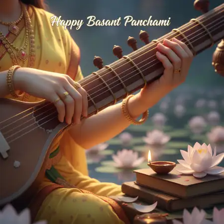 Free Basant Panchami Wishes In Hindi Background Download