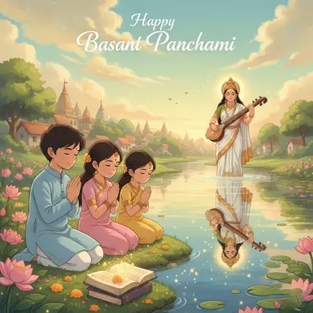 Free Basant Panchami Wishes Shubhkamnayein Background Download