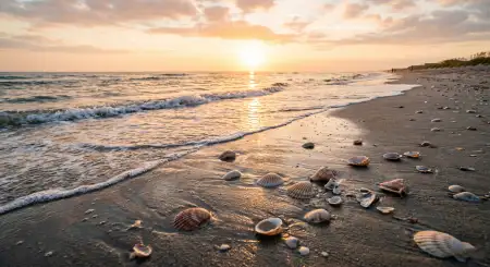 Free Beach Summer Background With Realistic Sunlight Effect Background Image Download