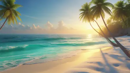 Beach Sunrise Background Jpg - Free Zoom Background Download