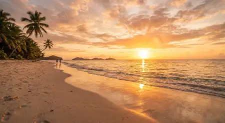 Beach Sunset Summer Aesthetic Wallpaper Hd - Free Wallpaper Wallpaper Download