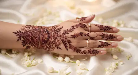 beautiful arabic karwa chauth mehndi design - Beautiful Karwa Chauth Mehndi Design 2026 Free Download