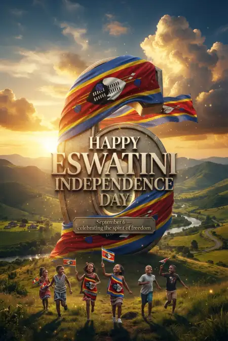 Beautiful Eswatini Independence Day Wishes For Social Media - Free Eswatini Independence Day 2026 Download