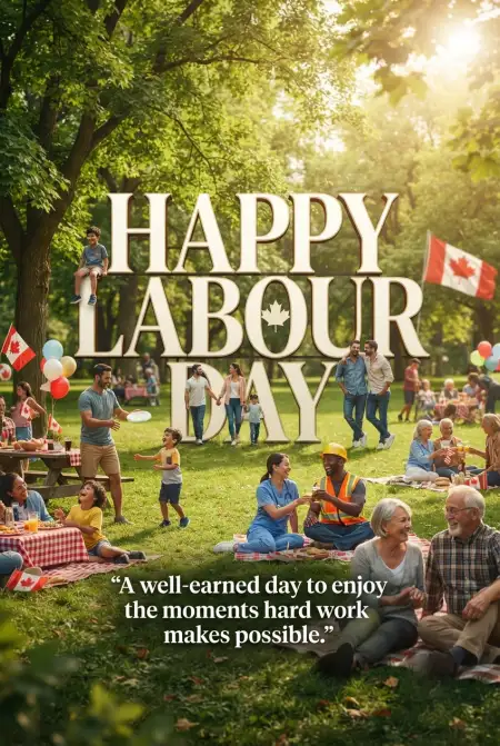 Beautiful Happy Labour Day Canada 2026 Images To Share With Friends And Family - Free Happy Labour Day Canada 2026 Download