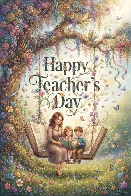 Free Beautiful Happy Teachers Day Cards Image Download
