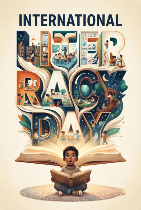 Beautiful International Literacy Day 2026 Images - Free International Literacy Day 2026 Download