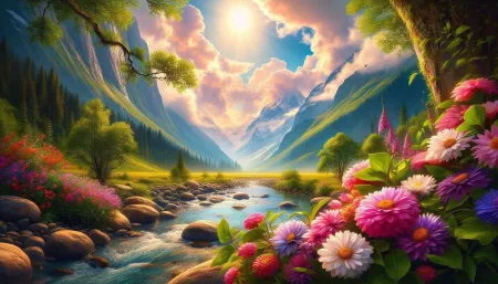 Beautiful Meadow Landscape Wallpapers For Laptop Background - Free Background Download