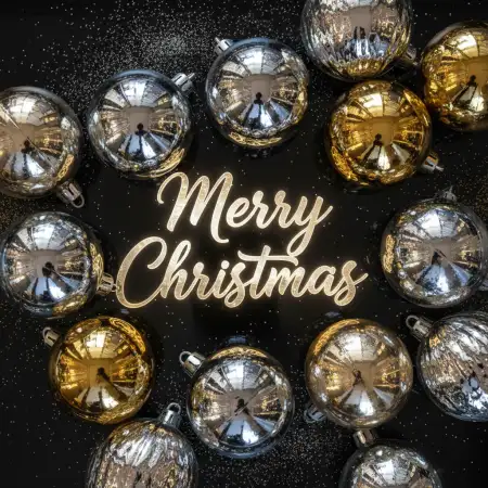 Free Beautiful Merry Christmas Wishes Background Download