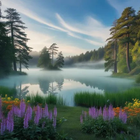 Beautiful Nature Background With Birds And Wildlife - Free Nature Background Download