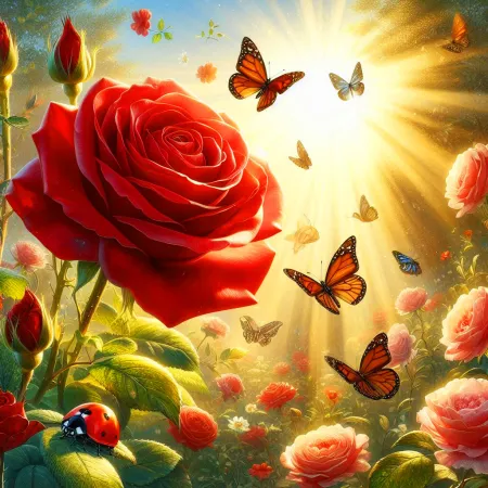 Beautifull Roase Flower In Farm - Free Flower Download