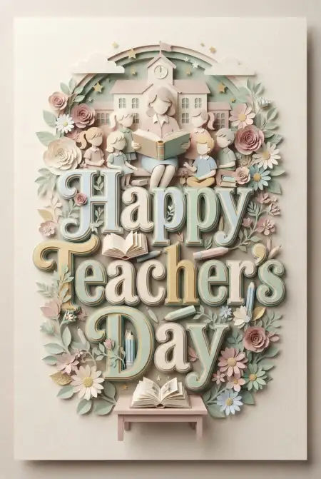 Free Beautiful Teachers Day Greeting Cards For Social Media Image Download