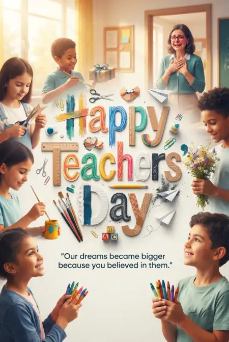 Free Beautiful Teachers Day Greetings Image Download