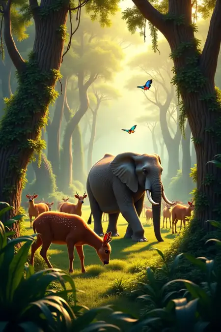 Beautiful World Forest Day Wallpaper For Mobile - Free Background Download