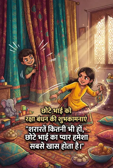 Behen Ke Liye Rakhi Wishes Hindi Mein - Free Raksha Bandhan Ki Shubhkamnaye In Hindi Download