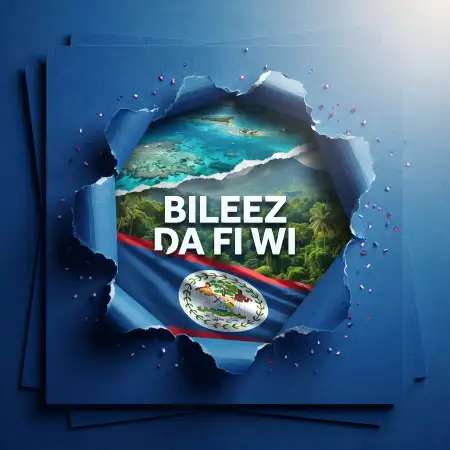 belize independence day 2026 editable template - Template
