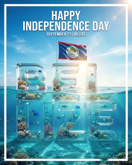 belize independence day 2026 hd social media image - Social Media Keywords Hd