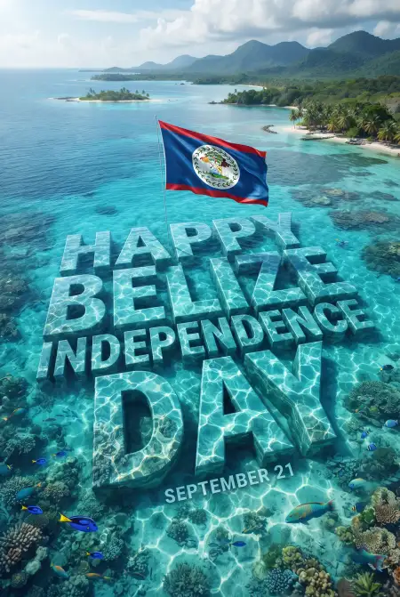belize independence day 2026 phone wallpaper - Happy Independence Day 2026 Phone Wallpaper