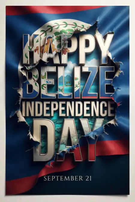 belize independence day 2026 typography design - Greek Independence Day Flyer Design