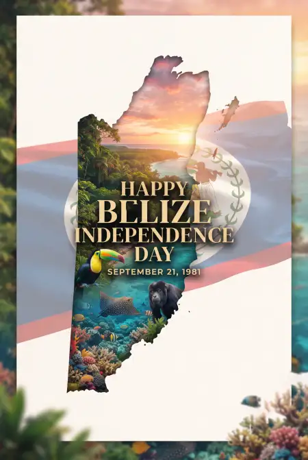 belize independence day greeting card images 2026 - Jamaica Independence Day 2026 Greeting Card Free Download