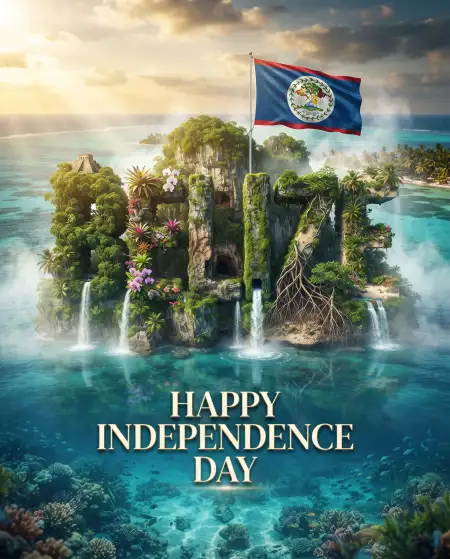 belize independence day kriol greetings