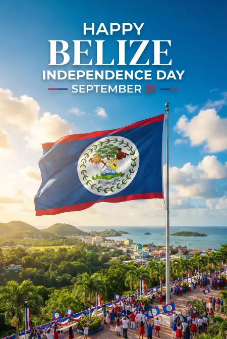 belize independence day september 21 2026
