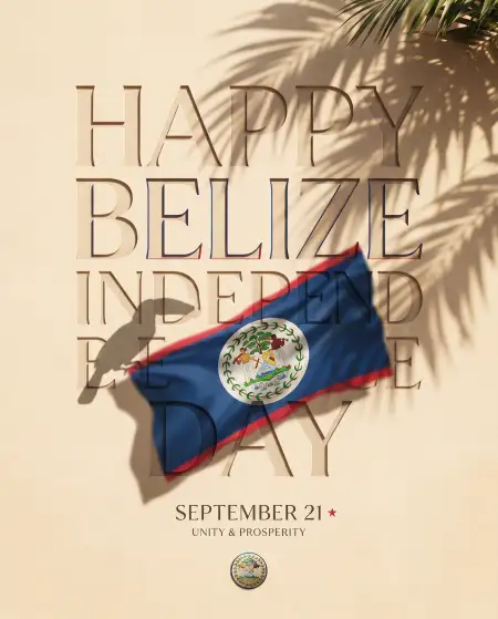 belize independence day september 21 wishes