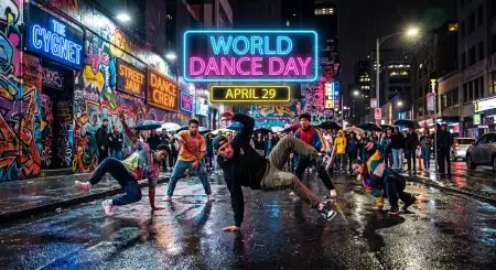 Best Captions For World Dance Day Post - Free World Dance Day 2026 Download