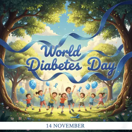 Best Captions For World Diabetes Day 2025 - Free World Diabetes Day 2025 Download