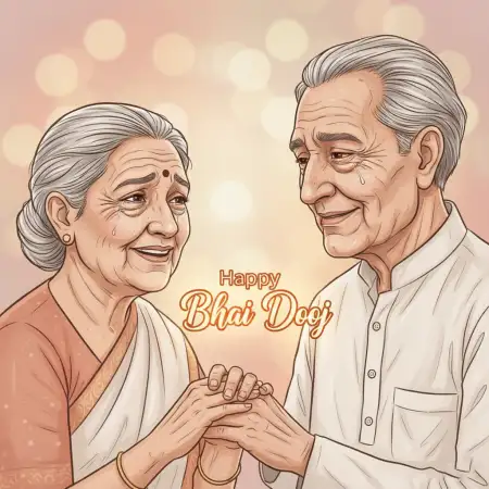 Best Emotional Happy Bhai Dooj Wishes For Elder Brother 2025 - Free Bhai Dooj Download