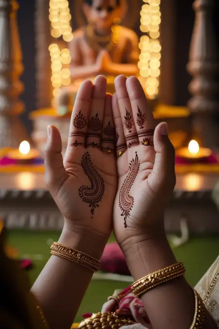 Best Full Palm Teej Mehndi Design 2025 - Free Latest Teej Mehndi Design 2025 Download