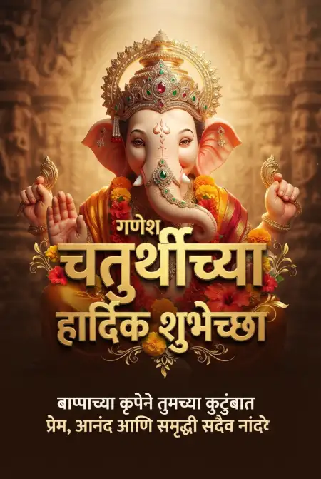 best ganesh chaturthi wishes in marathi - Ganesh