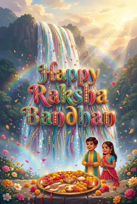 Free Best Happy Raksha Bandhan Messages For Kids Image Download