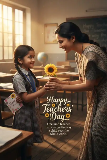 Free Best Happy Teachers Day Cards For Whatsapp Image Download