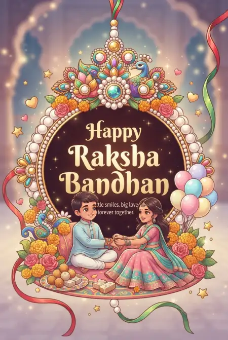 Best Rakhi Messages For Sister 2026 - Free Happy Raksha Bandhan Wishes 2026 Download
